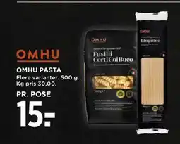 MENY OMHU PASTA, DKK 15 tilbud
