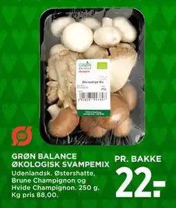 MENY GRØN BALANCE ØKOLOGISK SVAMPEMIX, DKK 22 tilbud