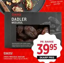 MENY OMHU MEDJOUL DADLER, DKK 39.95 tilbud