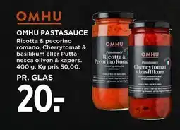 MENY OMHU PASTASAUCE, DKK 20 tilbud