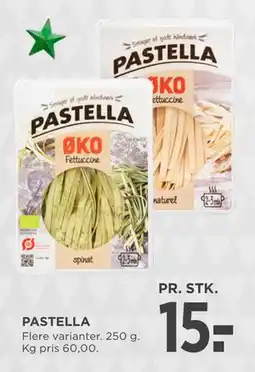 MENY PASTELLA, DKK 15 tilbud