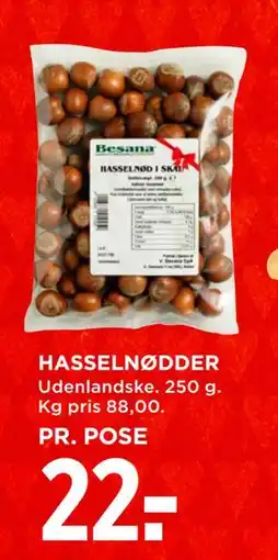 MENY HASSELNØDDER, DKK 22 tilbud