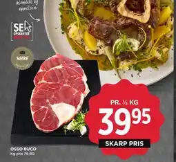 MENY OSSO BUCO, DKK 39.95 tilbud