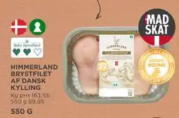 MENY HIMMERLAND BRYSTFILET AF DANSK KYLLING, DKK 89.95 tilbud