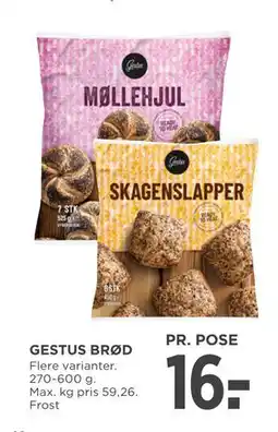 MENY GESTUS BRØD, DKK 16 tilbud