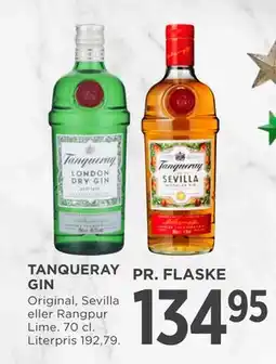 MENY TANQUERAY GIN, DKK 134.95 tilbud