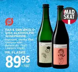 MENY FAR & SØN ØKOLOGISK ALKOHOLFRI WINEPROXIE, DKK 89.95 tilbud