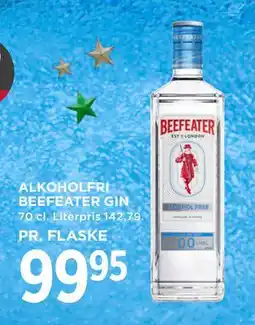 MENY ALKOHOLFRI BEEFEATER GIN, DKK 99.95 tilbud