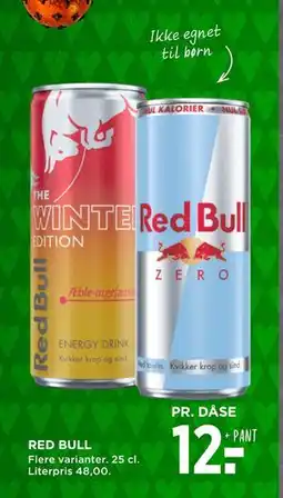 MENY RED BULL, DKK 12 tilbud