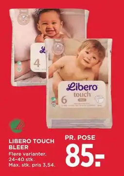 MENY LIBERO TOUCH BLEER, DKK 85 tilbud