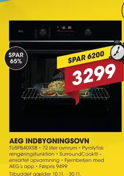 Punkt1 Aeg indbygningsovn tilbud