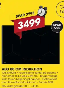 Punkt1 Aeg induktion tilbud