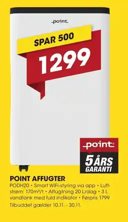 Punkt1 Point affugter tilbud