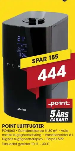 Punkt1 Point luftfugter tilbud