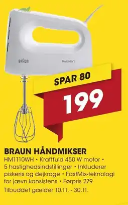 Punkt1 Braun håndmikser tilbud
