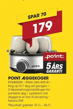 Punkt1 Point æggekoger tilbud