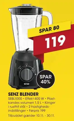 Punkt1 Senz blender tilbud