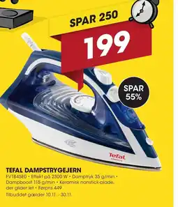 Punkt1 Tefal dampstrygejern tilbud