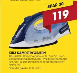 Punkt1 Kulz dampstrygejern tilbud