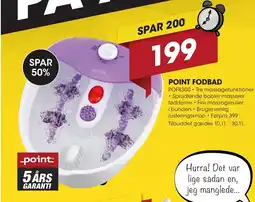 Punkt1 Point fodbad tilbud