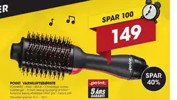 Punkt1 Point varmluftsbørste tilbud
