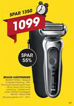 Punkt1 Braun hårtrimmer tilbud