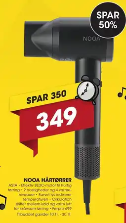 Punkt1 Nooa hårtørrer tilbud