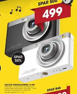 Punkt1 Dacota digitalkamera 16 mp tilbud