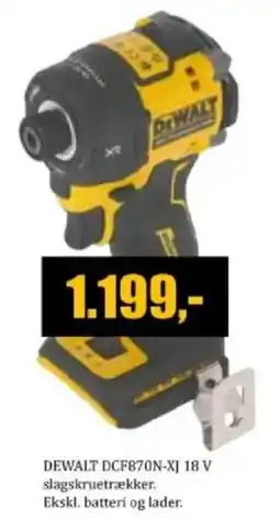 Davidsen Dewalt dcf870n-xj 18 v tilbud