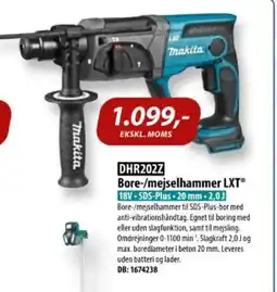 Davidsen Dhr202z bore-/mejselhammer lxt®18V-SDS-Plus-20 mm - 2,0J tilbud