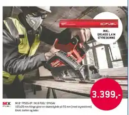 Davidsen M18- fps55-op/m18 fuel-dyksav tilbud