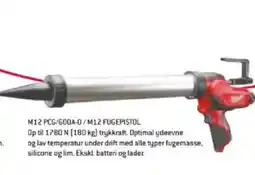 Davidsen M12 pcg/600a-0/m12 fugepistol tilbud