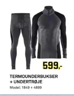 Davidsen Termounderbukser + undertrøje tilbud