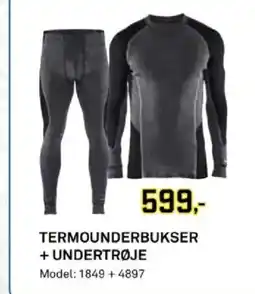 Davidsen Termounderbukser + undertrøje tilbud