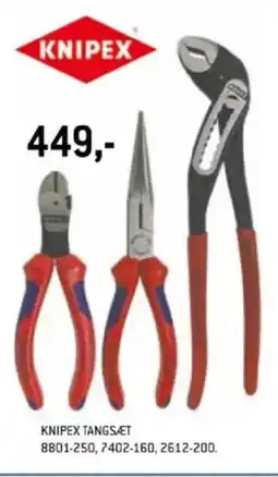 Davidsen Knipex tangsaet tilbud