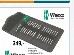 Davidsen Wera kk60 bæltetaske m/håndtag og 16 bits. tilbud