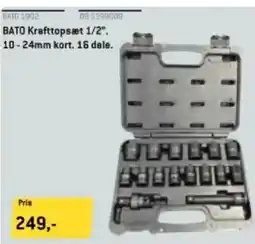 Davidsen BATO Krafttopsæt 1/2". tilbud