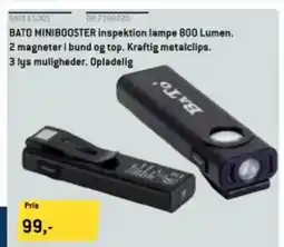 Davidsen BATO MINIBOOSTER inspektion lampe 800 Lumen. tilbud