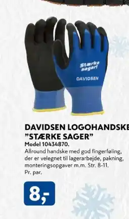 Davidsen Davidsen logohandske "stærke sager" tilbud