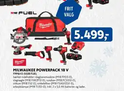 Davidsen Milwaukee powerpack 18 v fpp6h3-502b fuel tilbud