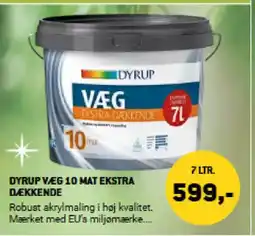 XL-BYG Dyrup væg 10 mat ekstra dækkende tilbud