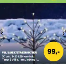 XL-BYG Veli line lystræer batteri tilbud
