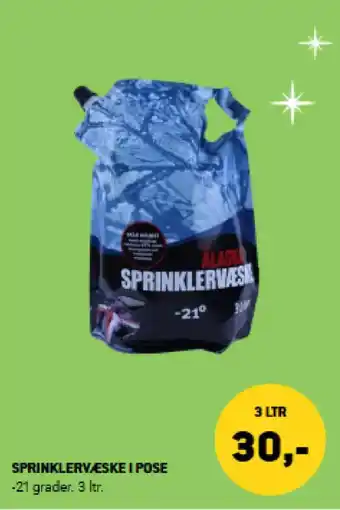 Sprinklervæske i pose