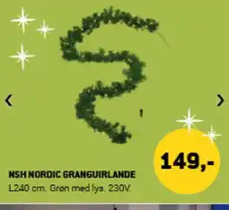 XL-BYG Nsh nordic granguirlande tilbud