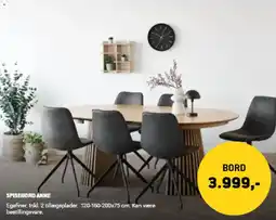 XL-BYG Spisebord anne tilbud