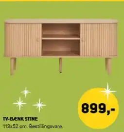 XL-BYG Tv-benk stine tilbud