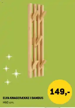 XL-BYG Væghylde i bambus tilbud