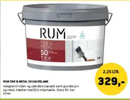 XL-BYG Rum træe & metal 50 halvblank tilbud