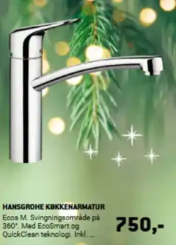 XL-BYG Hansgrohe køkkenarmatur tilbud
