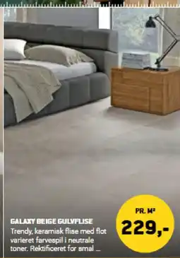 XL-BYG Galaxy beige gulvflise tilbud